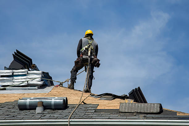 Professional Roofing technician working in Mathews, AL
